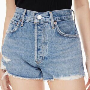 Agolde - Mid-rise Denim Shorts - Size 29